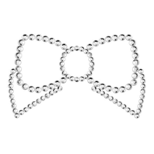 BIJOUX - MIMI BOW NIPPLE COVER SILVER