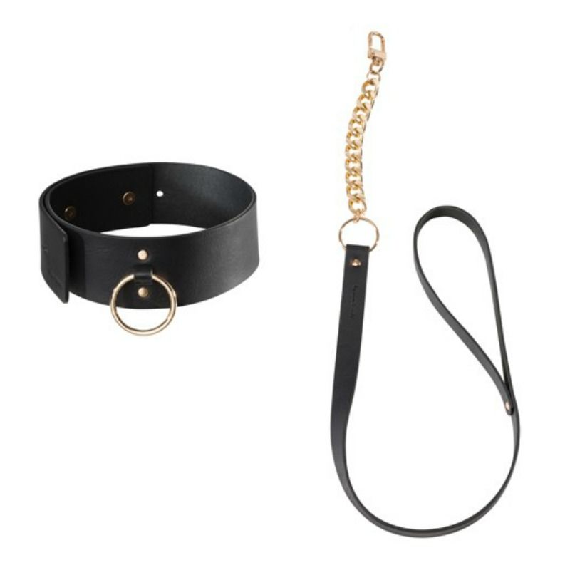 BIJOUX INDISCRETS MAZE - BLACK STRAP NECKLACE