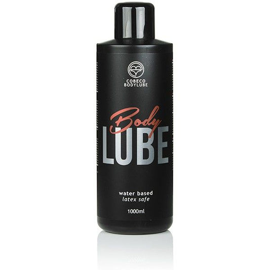 COBECO - BODYLUBE LUBRIFIANT CORPOREL À BASE D'EAU SÉCURISÉ AU LATEX 1000 ML