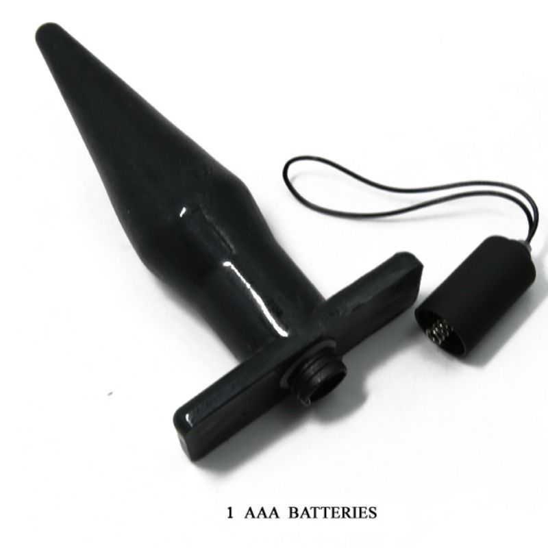 DANCE - BLACK VIBRATING ANAL BUTT PLUG