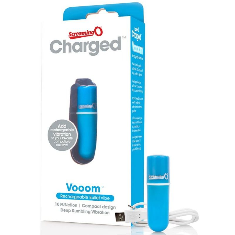 SCREAMING O - VOOOM BULLET VIBRANT RECHARGEABLE BLEU