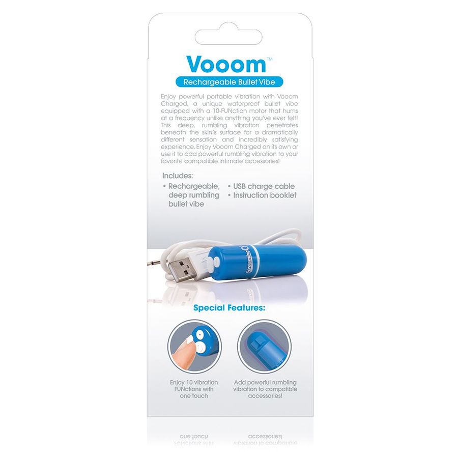 SCREAMING O - VOOOM BULLET VIBRANT RECHARGEABLE BLEU