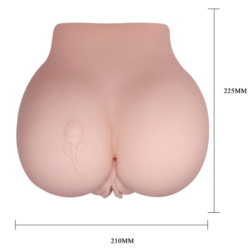 CRAZY BULL - VAGIN ET ANUS TATOUÉS RÉALISTES AVEC VIBRATIONS