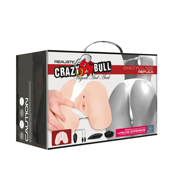 CRAZY BULL - VAGIN ET ANUS RÉALISTES AVEC VIBRATION POSITION 5