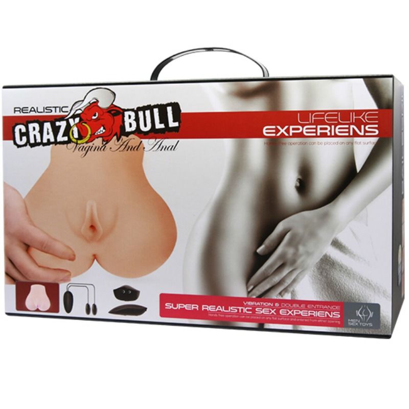 CRAZY BULL - VAGIN ET ANUS RÉALISTES AVEC VIBRATION POSITION 7
