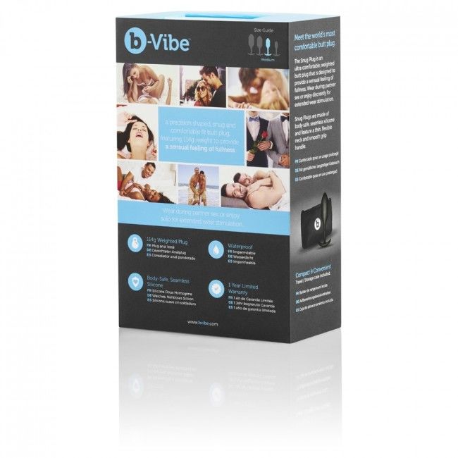 B-VIBE - Plug anal SNUG 2 NOIR