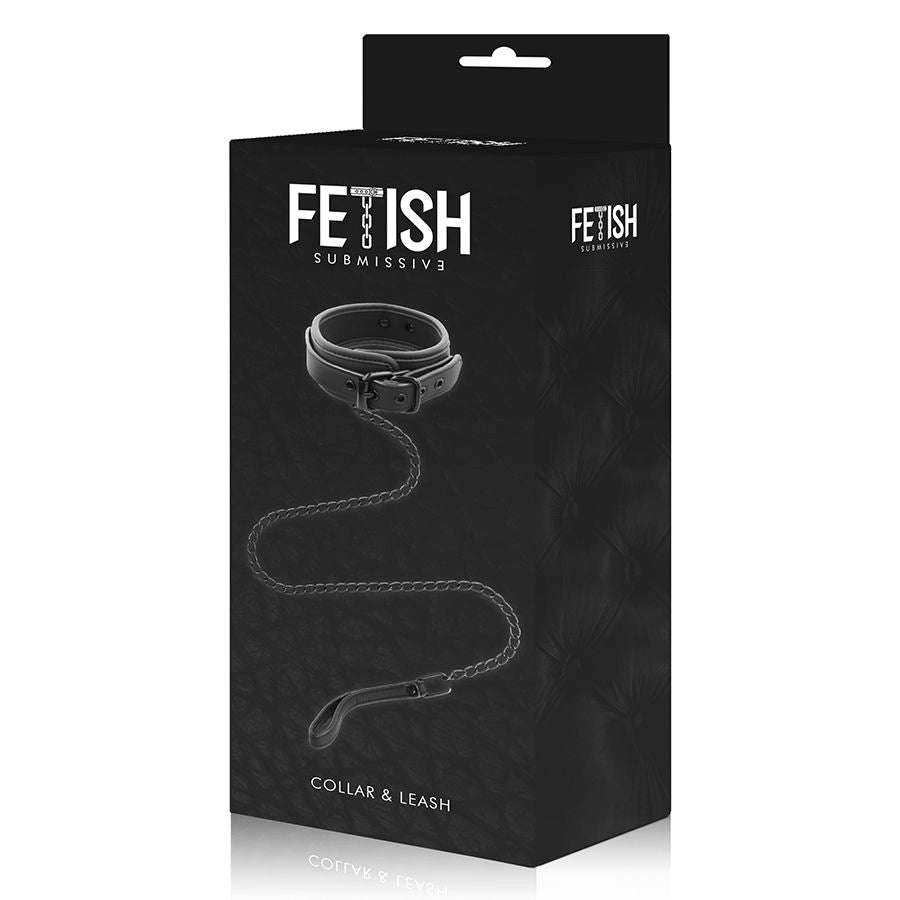 FETISH SUBMISSIVE - NOPRENE LINED CHAIN ​​COLLAR
