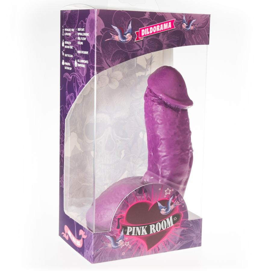 PINK ROOM - DILDO RÉALISTE ELIAN LILAS 17,5 CM