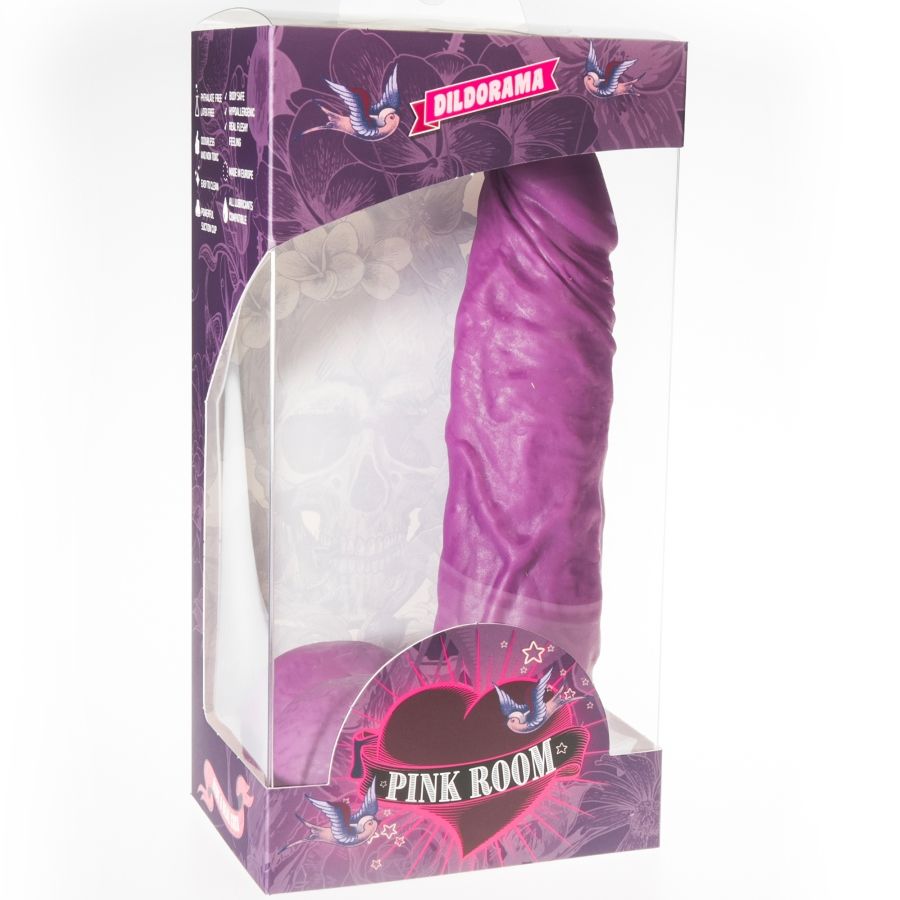 PINK ROOM - GODE RÉALISTE CHEMS LILAS 20 CM