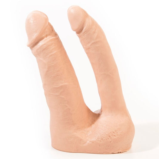 CHAMBRE ROSE - DILDO RÉALISTE NATUREL ARTHUS DOUBLE 17CM/15.5CM