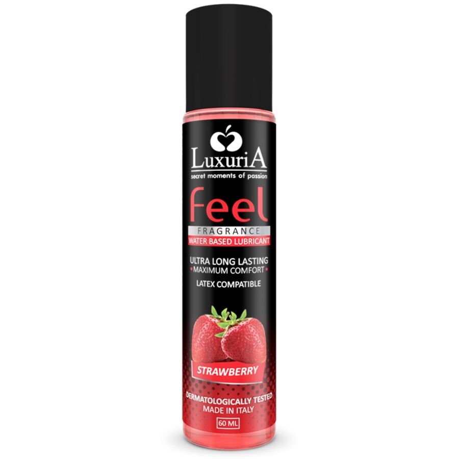 INTIMATELINE - LUBRIFIANT À BASE D'EAU LUXURIA FEEL FRAISE 60 ML