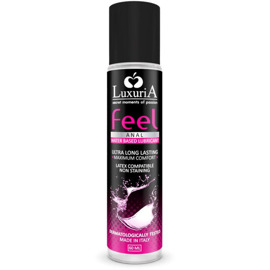 INTIMATELINE - LUBRIFIANT ANAL LUXURIA FEEL À BASE D'EAU 60 ML
