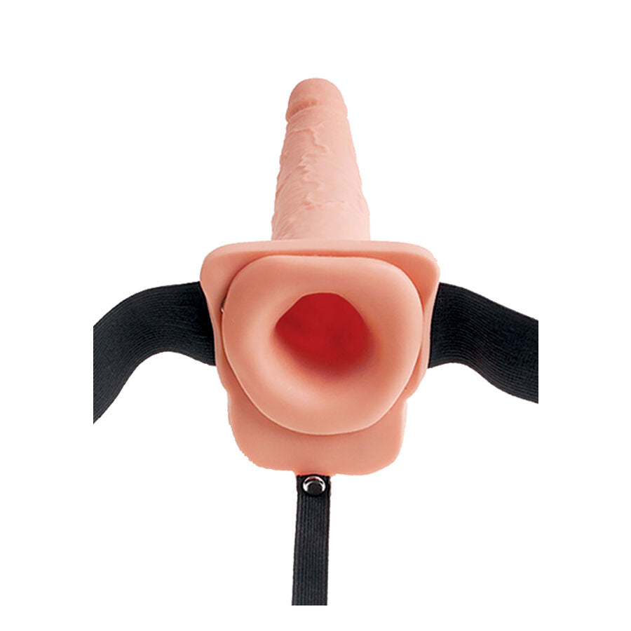 FETISH FANTASY SERIES - 9 HARNESS WITH REALISTIC EJACULATING PENIS 22.9CM