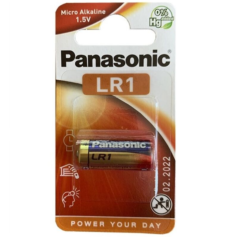 PANASONIC - ALKALINE BATTERY LR1 1.5V BLISTER 1 UNIT – SexDivinity
