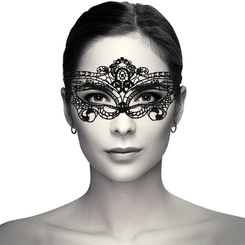 COQUETTE CHIC DESIRE - MASQUE POUR LES YEUX EN DENTELLE NOIRE FINE