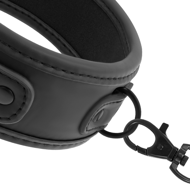 FETISH SUBMISSIVE - NOPRENE LINED CHAIN ​​COLLAR