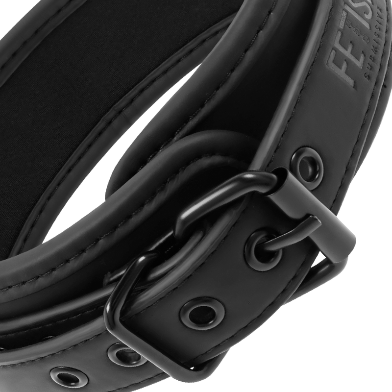 FETISH SUBMISSIVE - NOPRENE LINED CHAIN ​​COLLAR