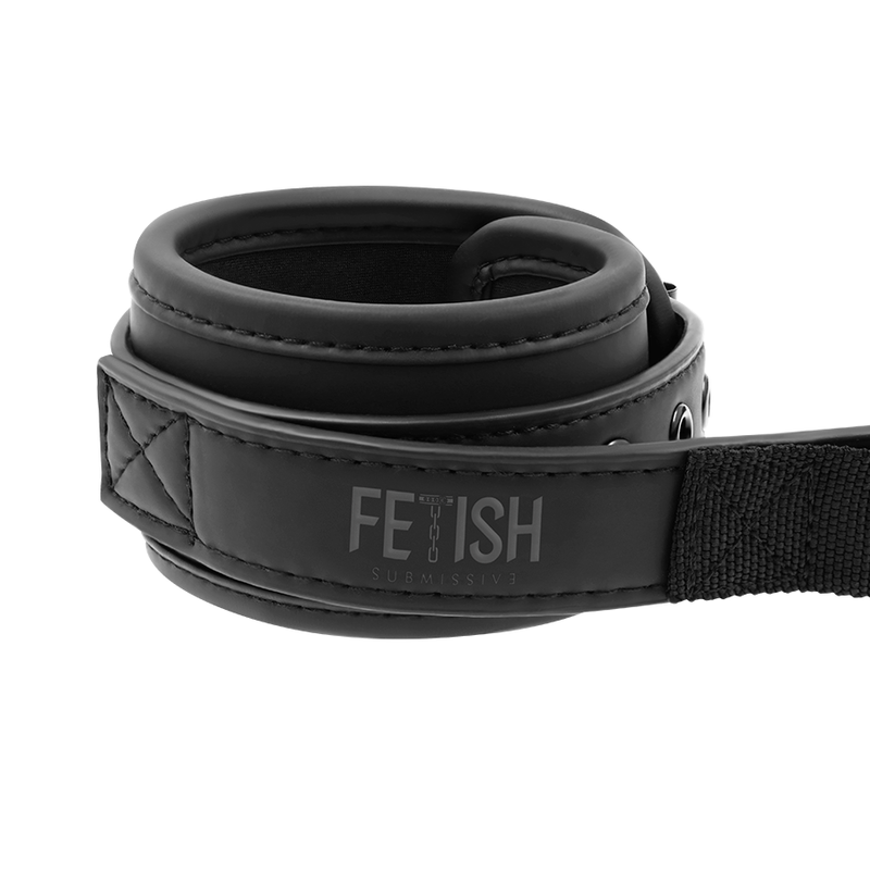 FETISH SUBMISSIVE - NOPRENE LINING HANDCUFFS WITH STRAP