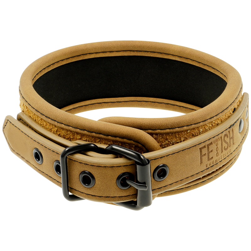 FETISH SUBMISSIVE ORIGIN - NEOPRENE LINED CHAIN ​​NECKLACE