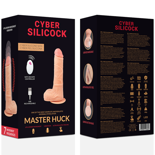 CYBER SILICOCK - TÉLÉCOMMANDE RÉALISTE MASTER HUCK 20,9 CM -OU- 4 CM