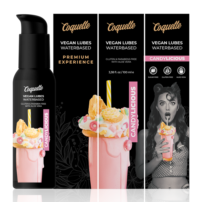 COQUETTE CHIC DESIRE - LUBRIFIANT VEGAN CANDYLICIOUS PREMIUM EXPERIENCE 100ML