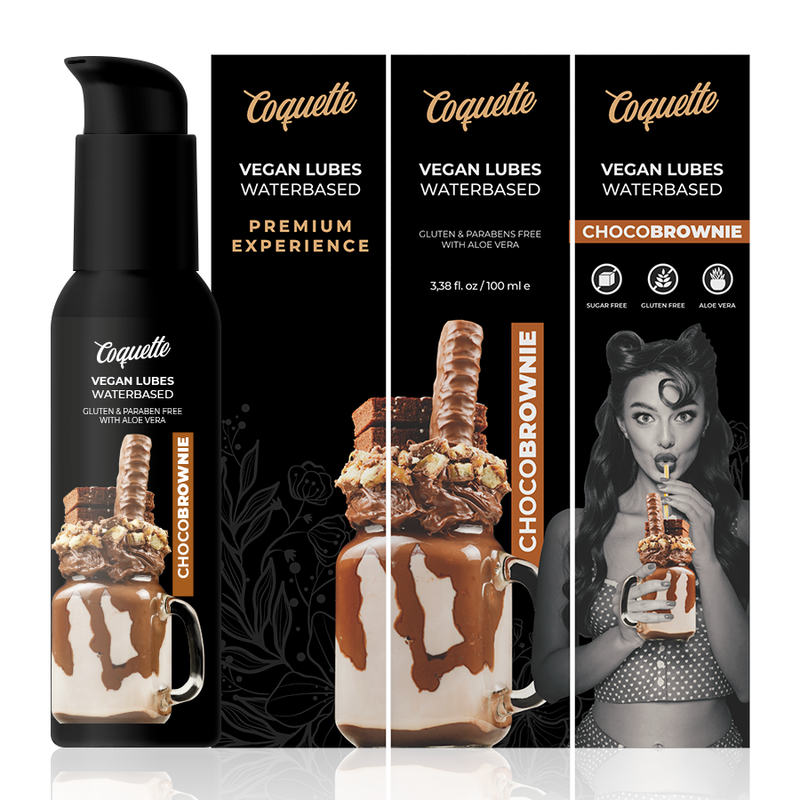 COQUETTE CHIC DESIRE - LUBRIFIANT VEGAN PREMIUM EXPERIENCE CHOCOBROWNIE 100ML