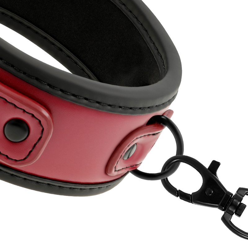 FETISH SUBMISSIVE DARK ROOM - NEOPRENE LINED CHAIN ​​NECKLACE